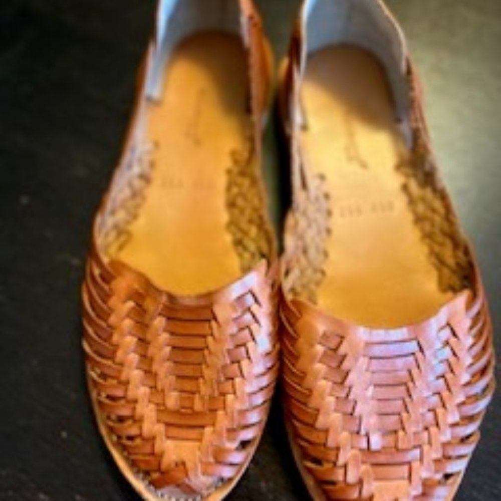 Redhawk leather Huaraches, 8.5